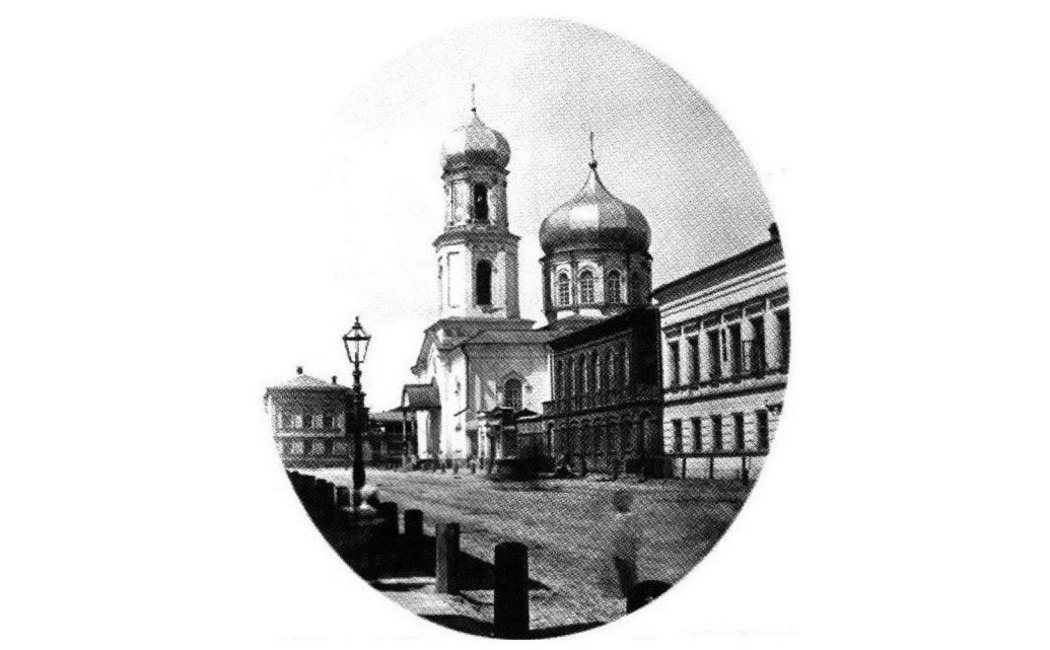 Николо-Вешняковская церковь, XIX век (источник фото: «Путеводитель по храмам и монастырям города Казани»)