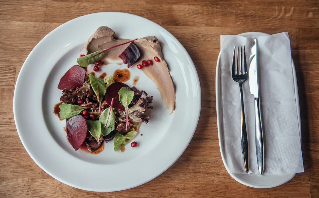Куриная печень и свекла, 270 ₽
