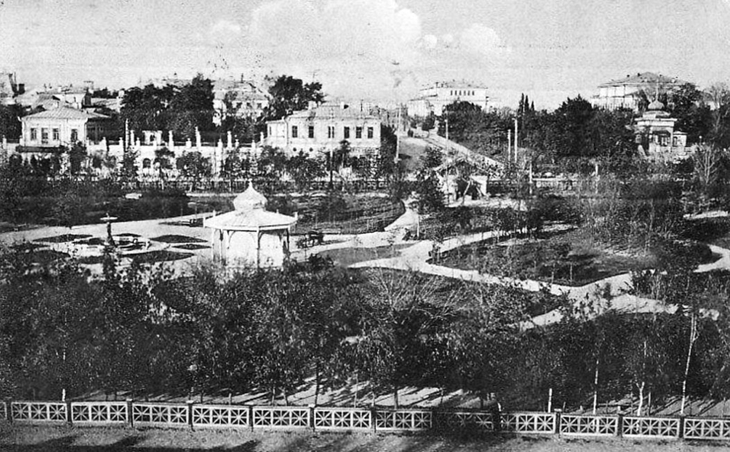 Николаевская площадь-сад в конце XIX века