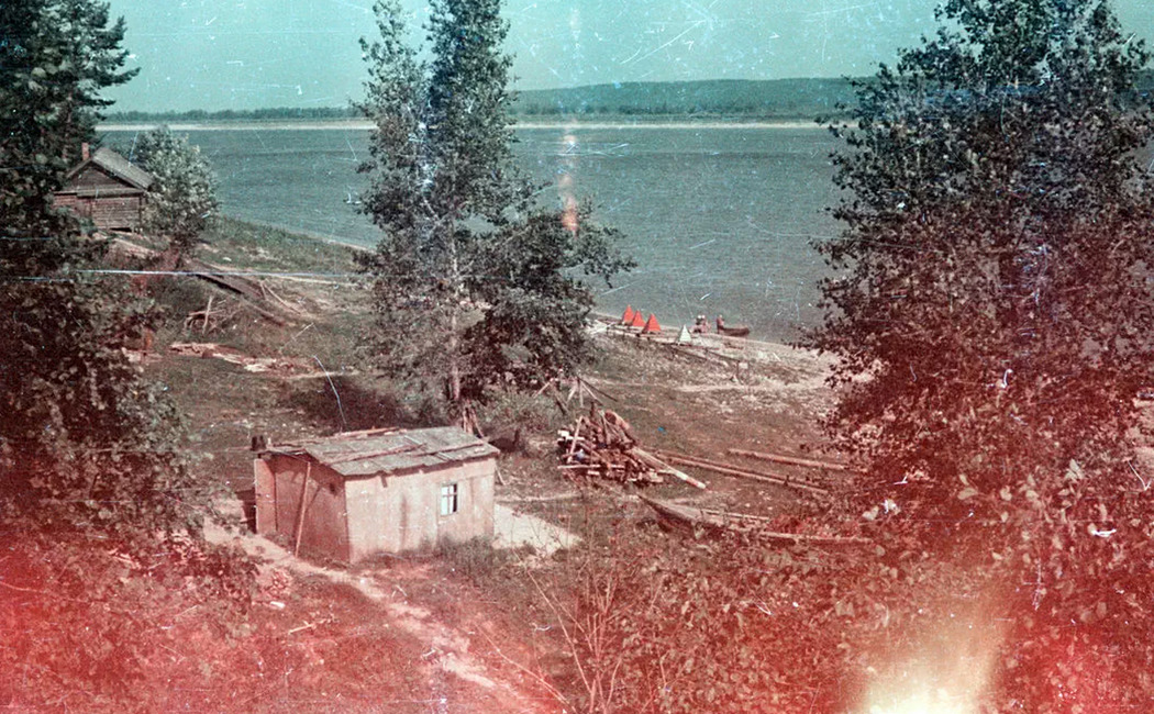 Волга у Кзыл-Байрака, 1954 год