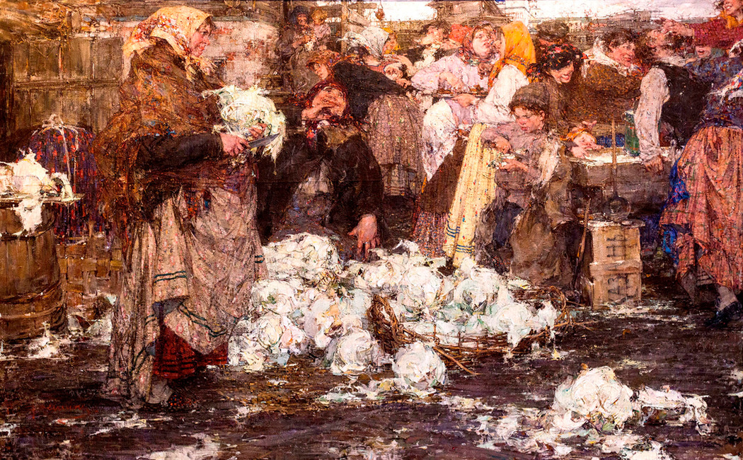 Николай Фешин. «Капустница». 1909 год