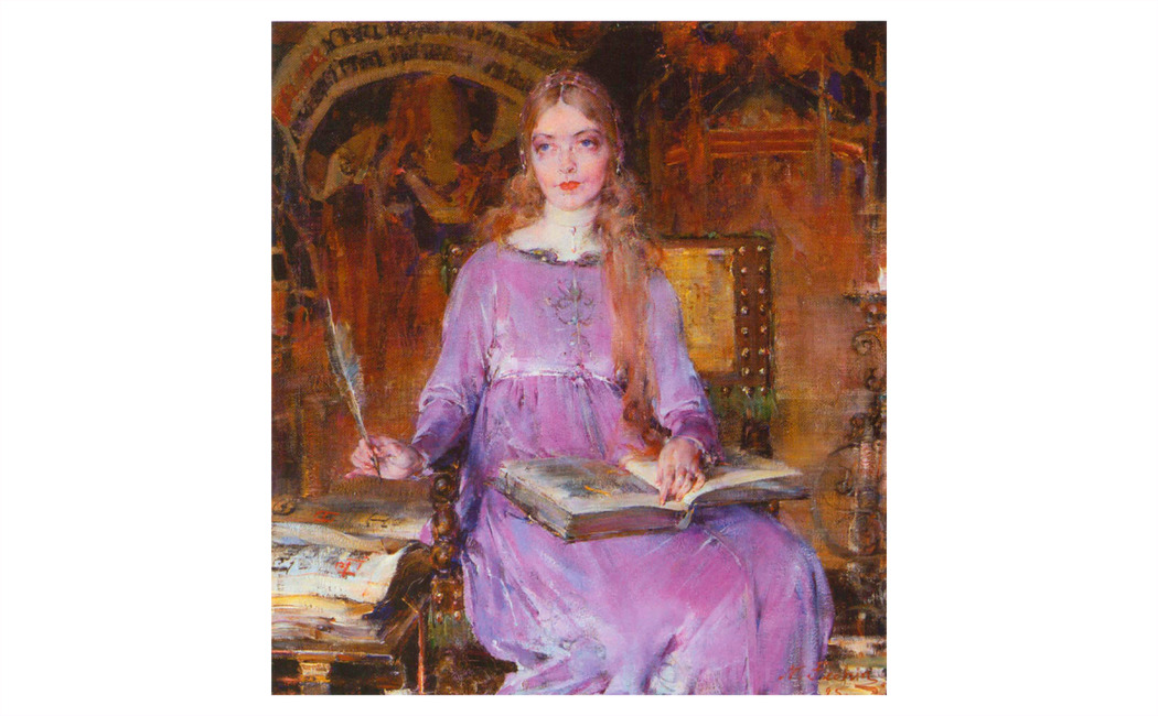 Николай Фешин.  «Портрет Лилиан Гиш в роли Ромолы». 1925 год