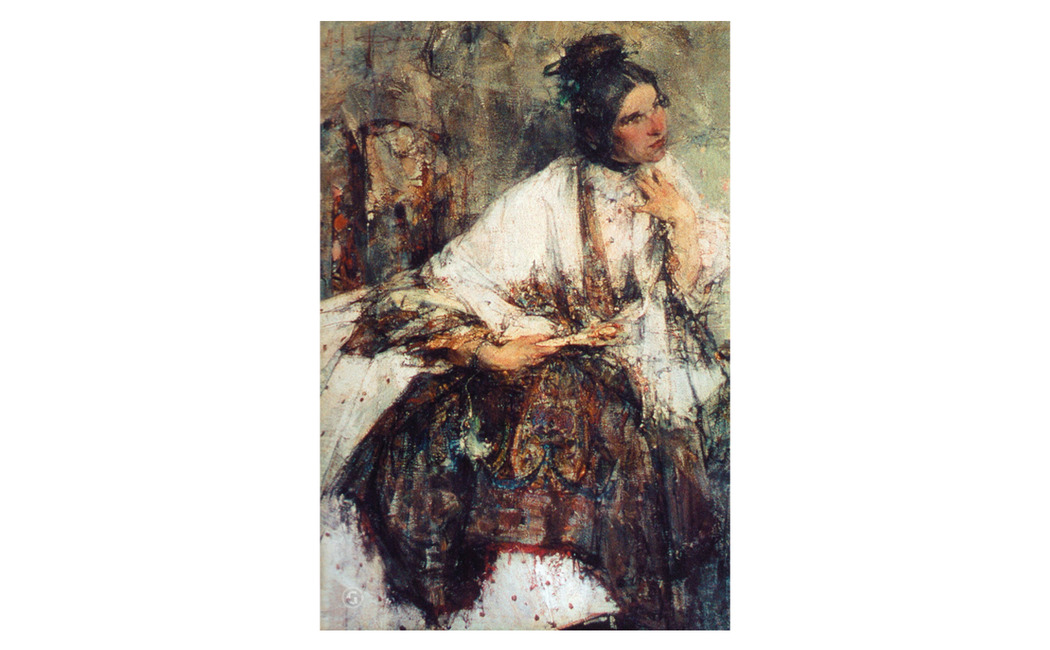 Николай Фешин. «Портрет Надежды Сапожниковой». 1908 год