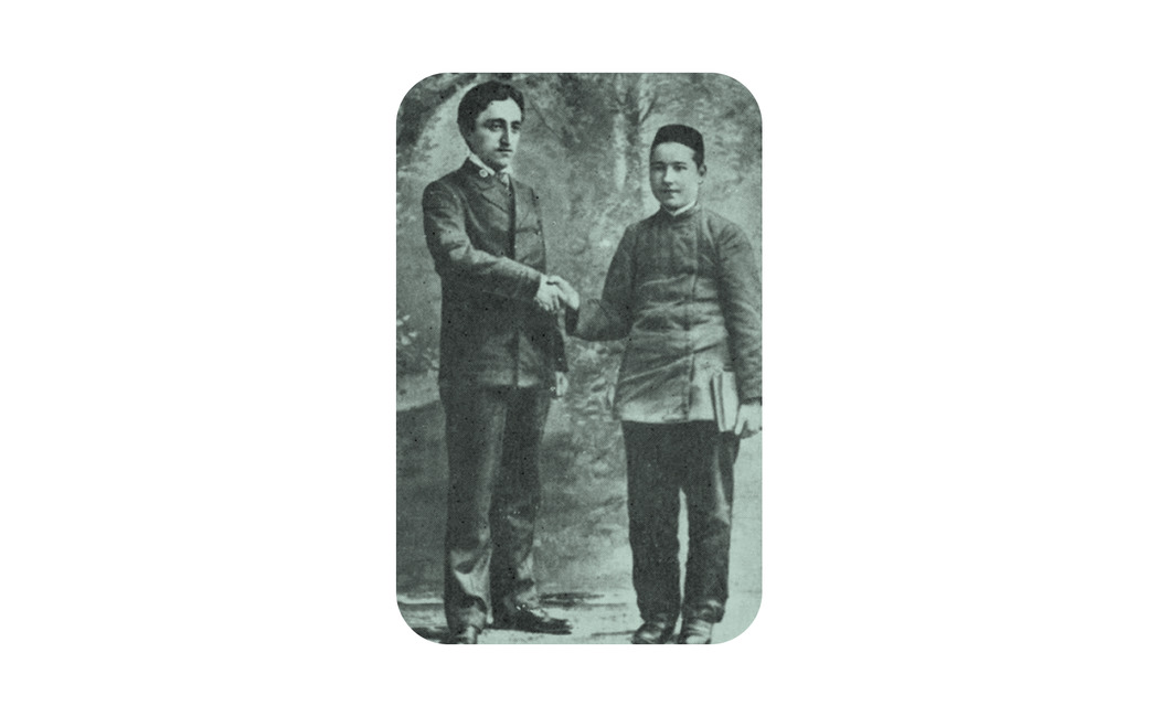 Габдулла Тукай с Камилем Мутыги. Уральск, 1905 год